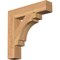 Ekena Millwork Merced Block Smooth Bracket, Western Red Cedar, 3 1/2"W x 18"D x 18"H BKT04X18X18MRC05SWR - alternate 1